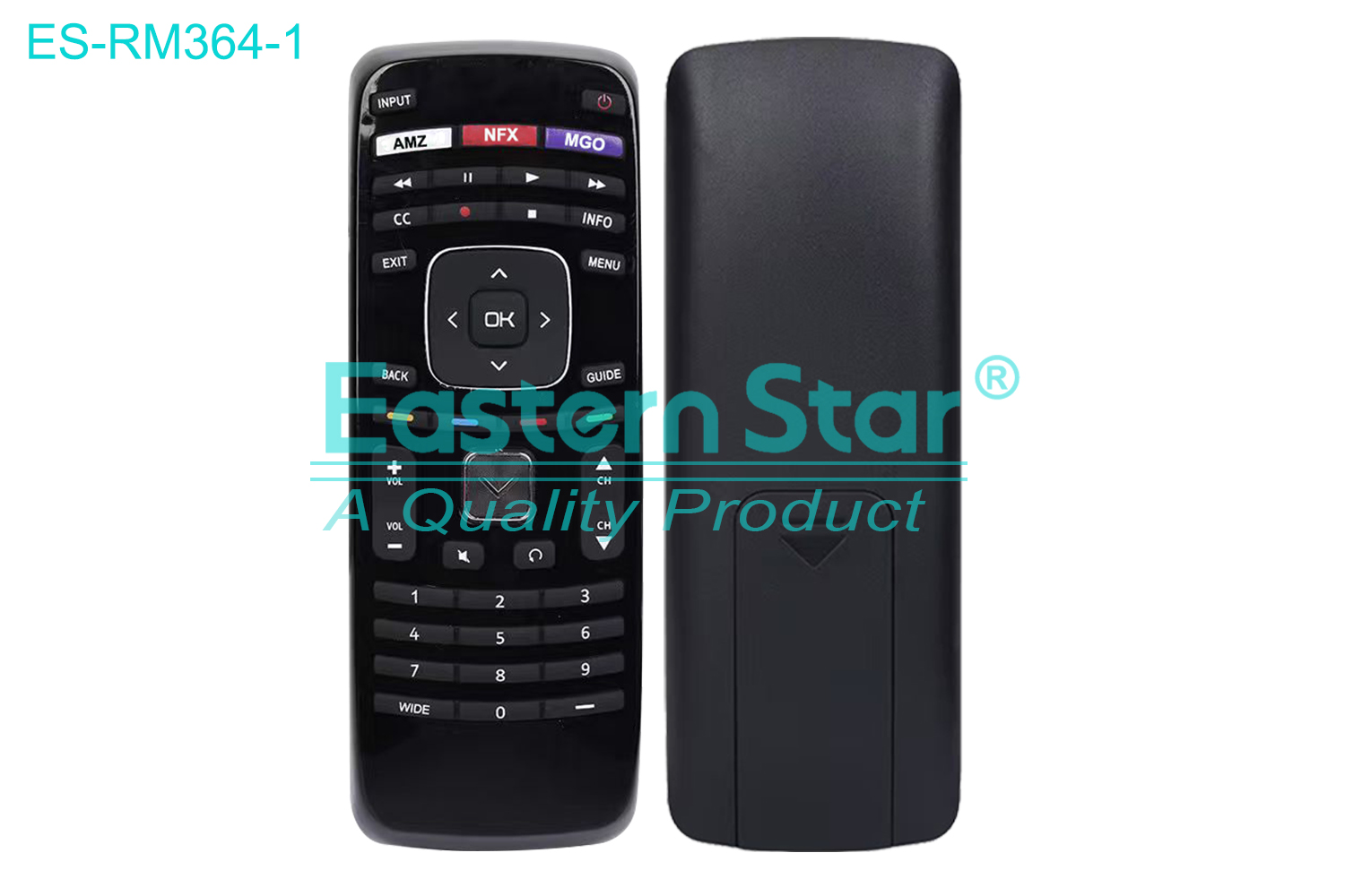 ES-RM364-1 Compatible for Vizio Smart TV Remote Control R/M 45 Keys