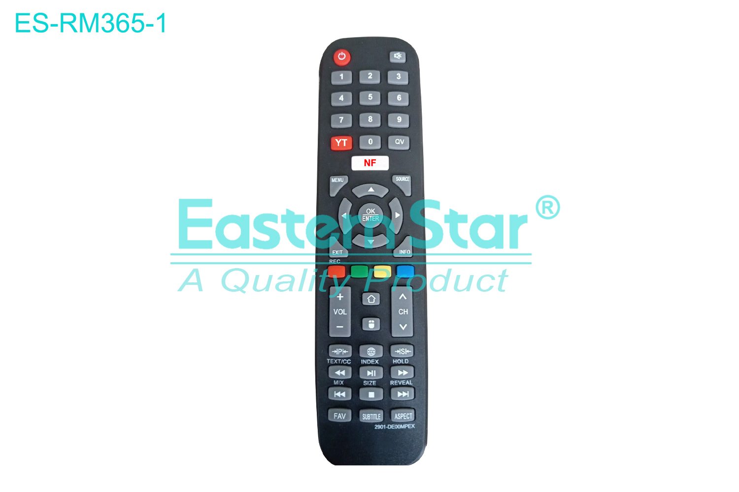 ES-RM365-1 Compatible for / Smart TV Remote Control R/M 38 Keys