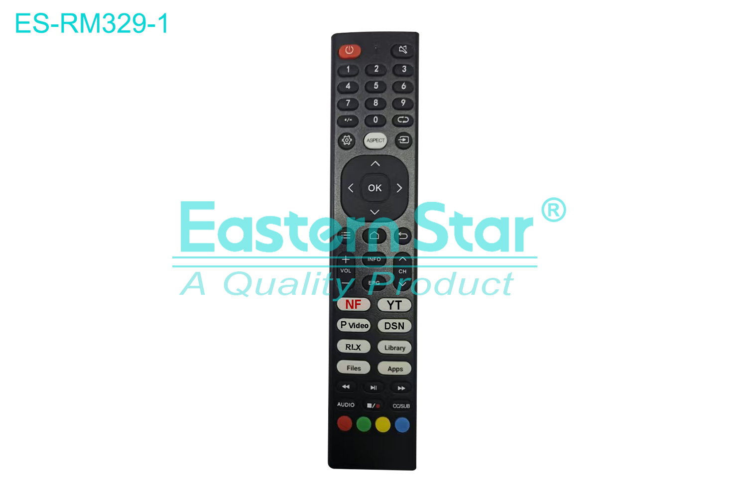 ES-RM329-1 Compatible for / Smart TV Remote Control R/M 49 Keys