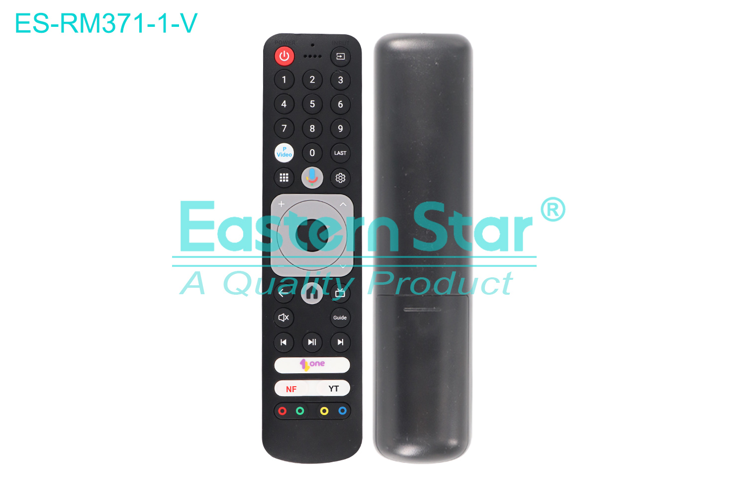 ES-RM371-1-V Compatible for / Smart TV Voice Remote Control R/M 41 Keys
