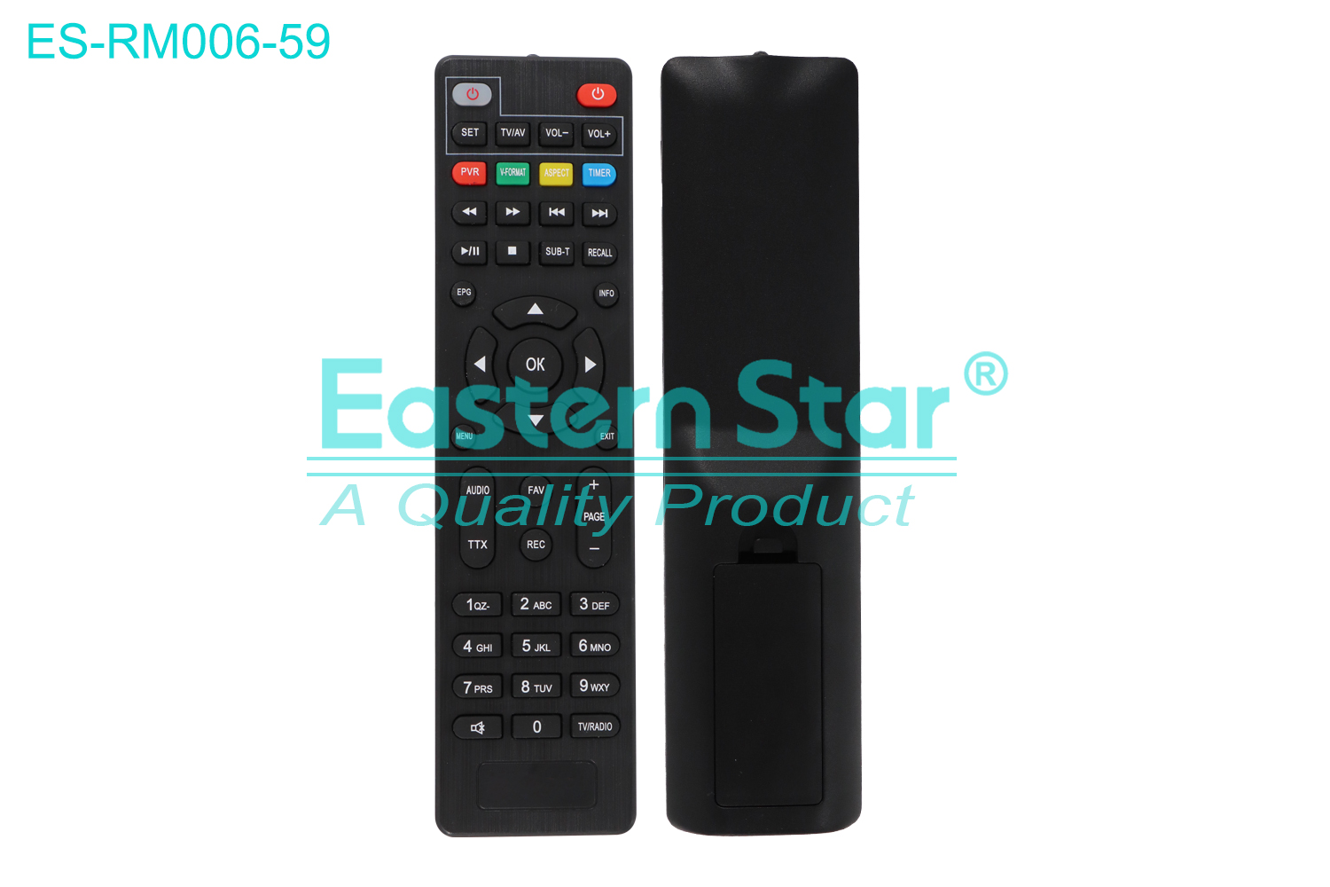 ES-RM006-59 Compatible for / Smart TV Remote Control R/M 45 Keys