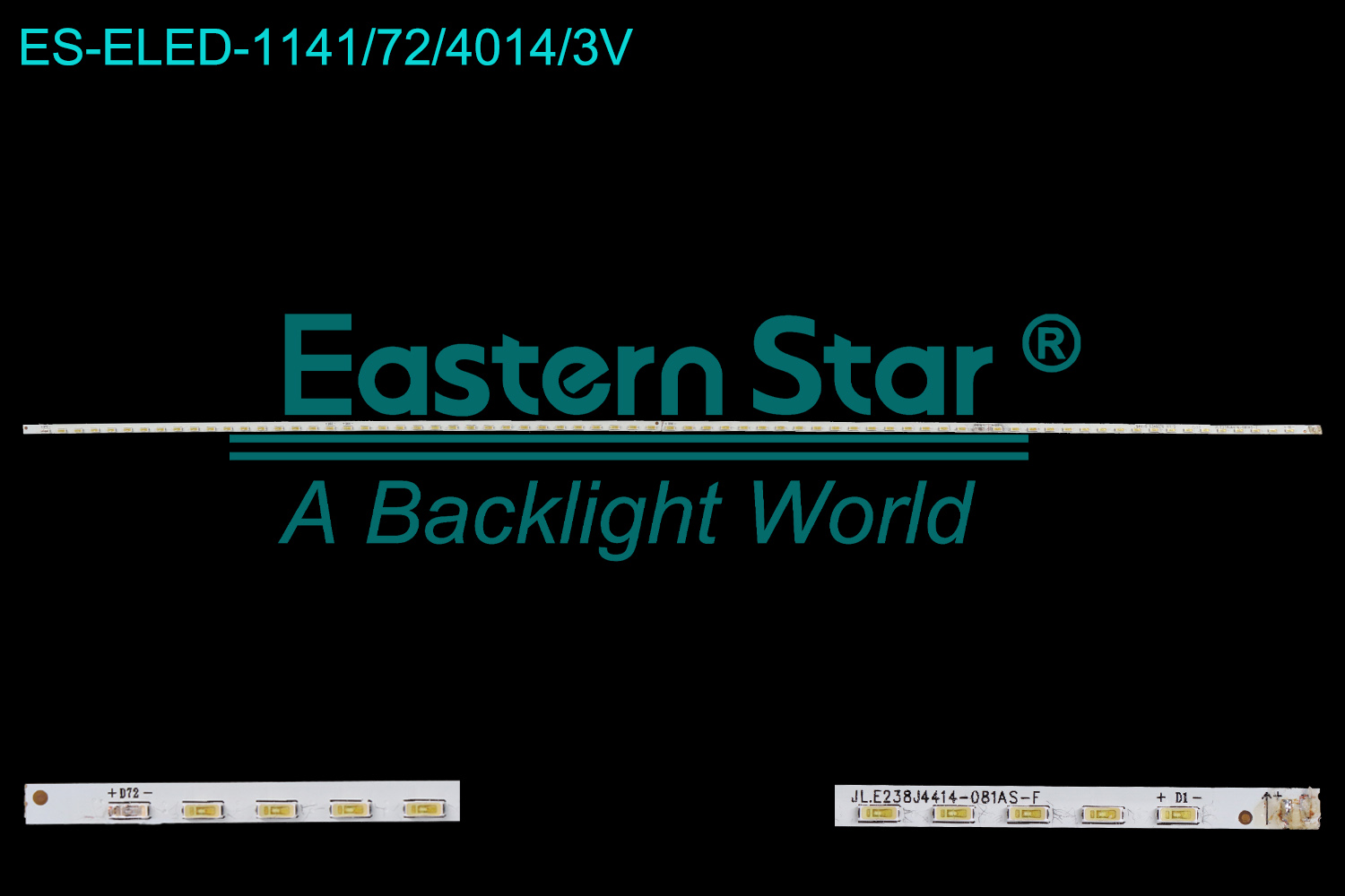ES-ELED-1141 ELED/EDGE TV backlight use for 24'' Fox  24LE252 JL.E238J4414-081AS-F  LED BACKLIGHT STRIP(1)