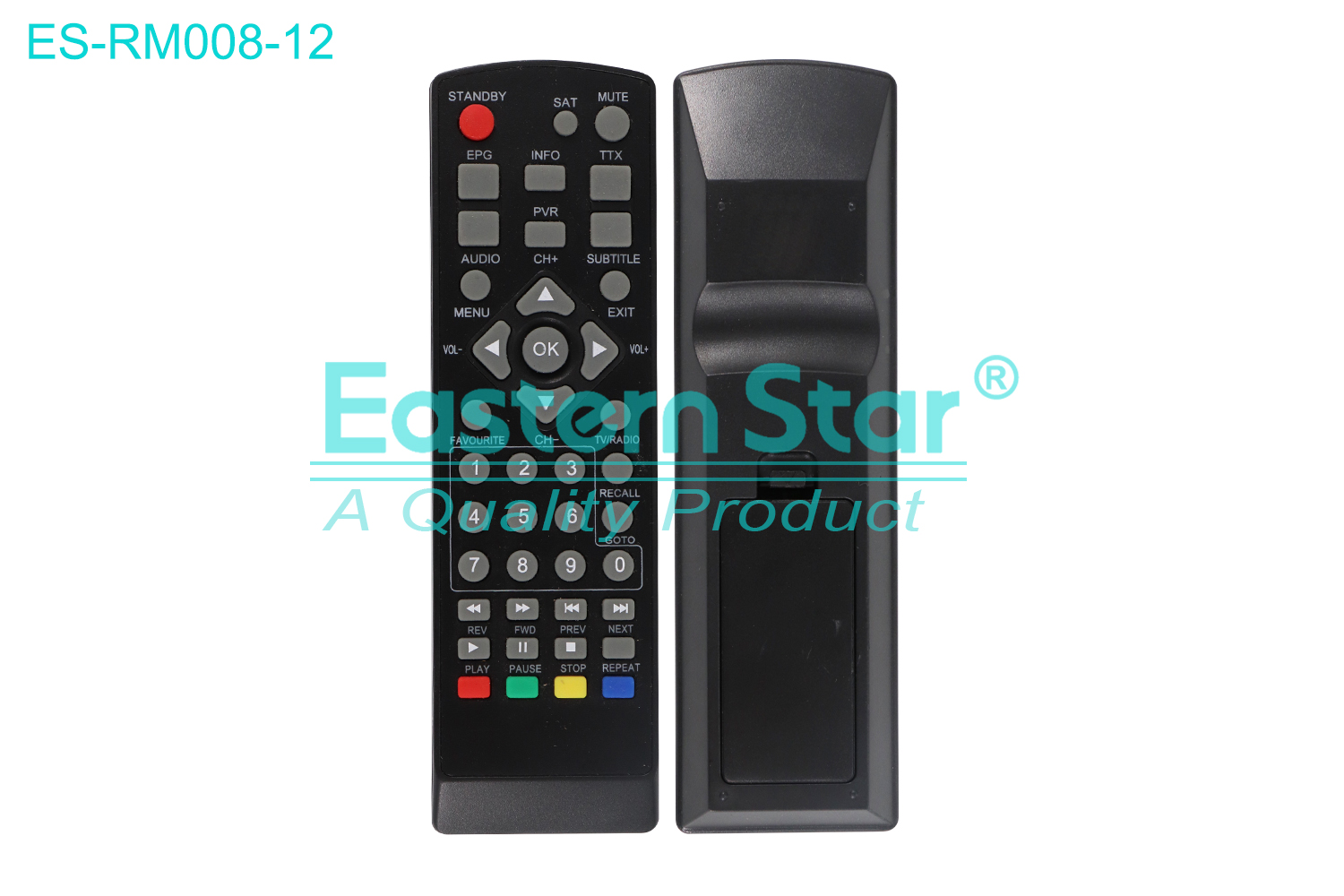 ES-RM008-12 Compatible for / Smart TV Remote Control R/M 42 Keys