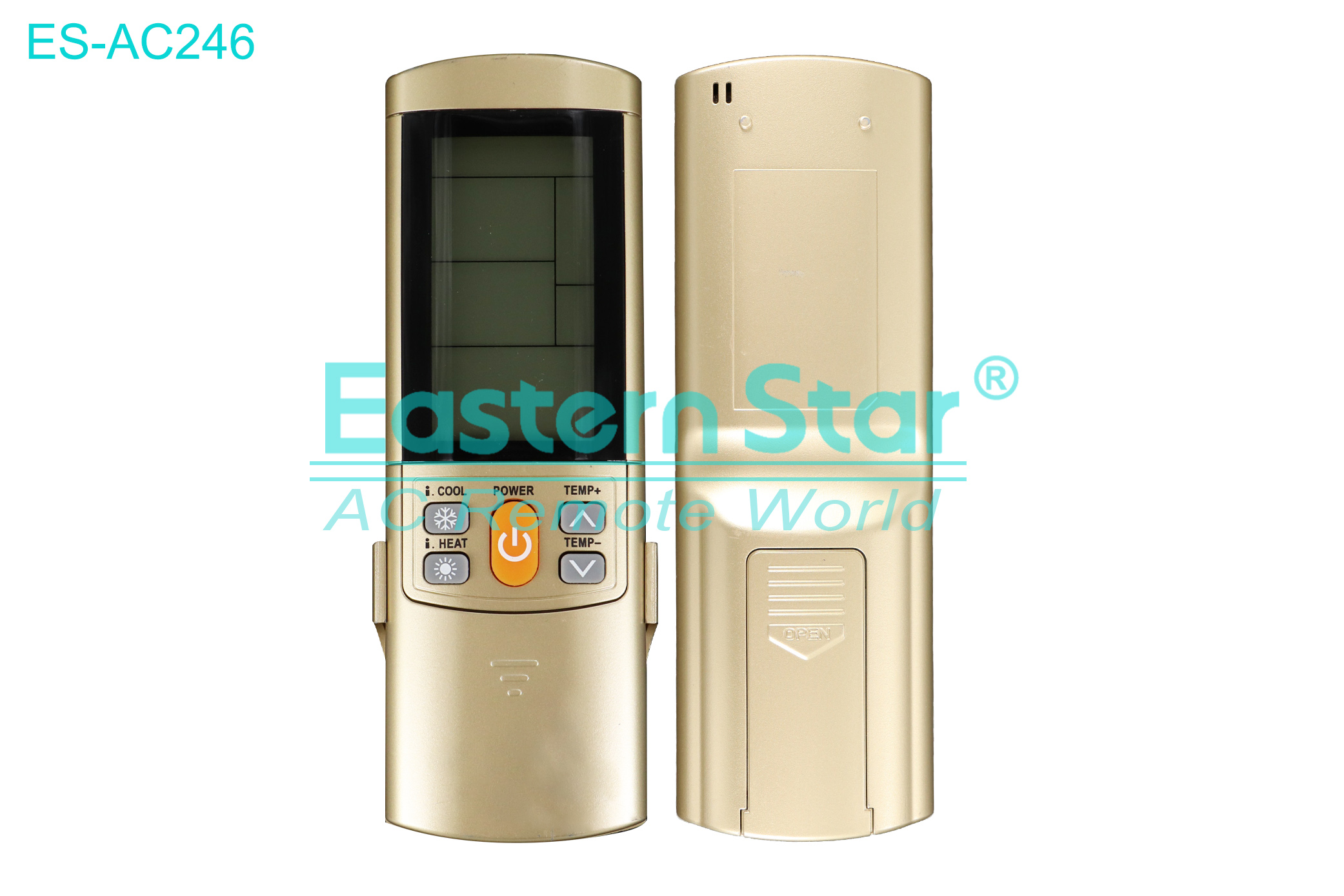 ES-AC246 High Quality China Remote AC Remote for / Air Conditioner Remote A/C 19 keys
