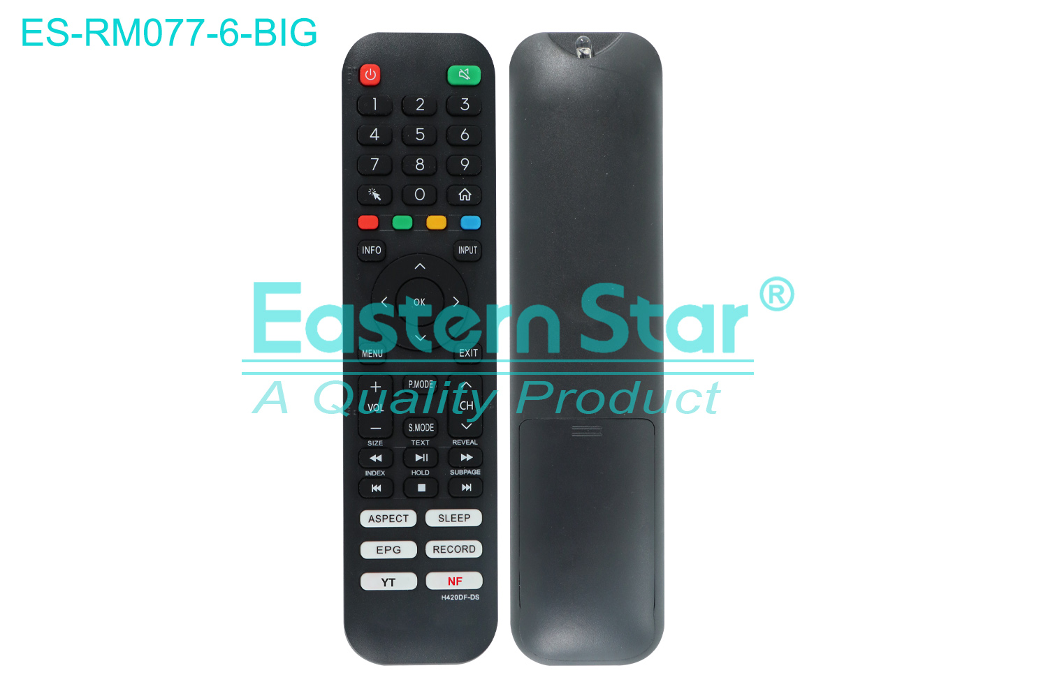 ES-RM077-6-BIG Compatible for / Smart TV Remote Control R/M 45 Keys
