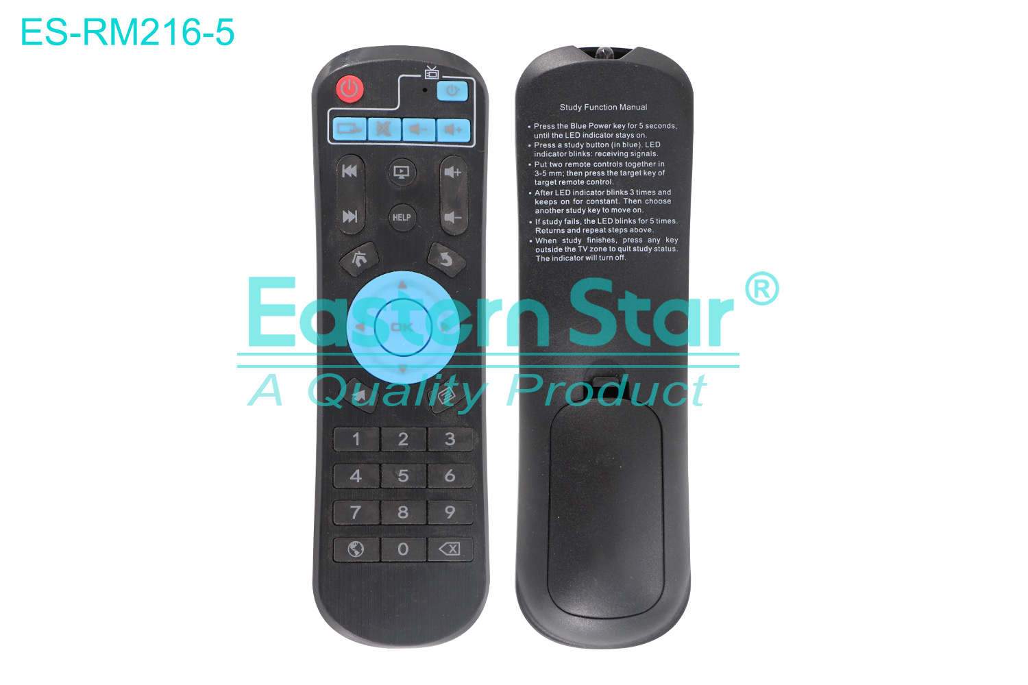 ES-RM216-5 Compatible for / Smart TV Remote Control R/M 33 Keys