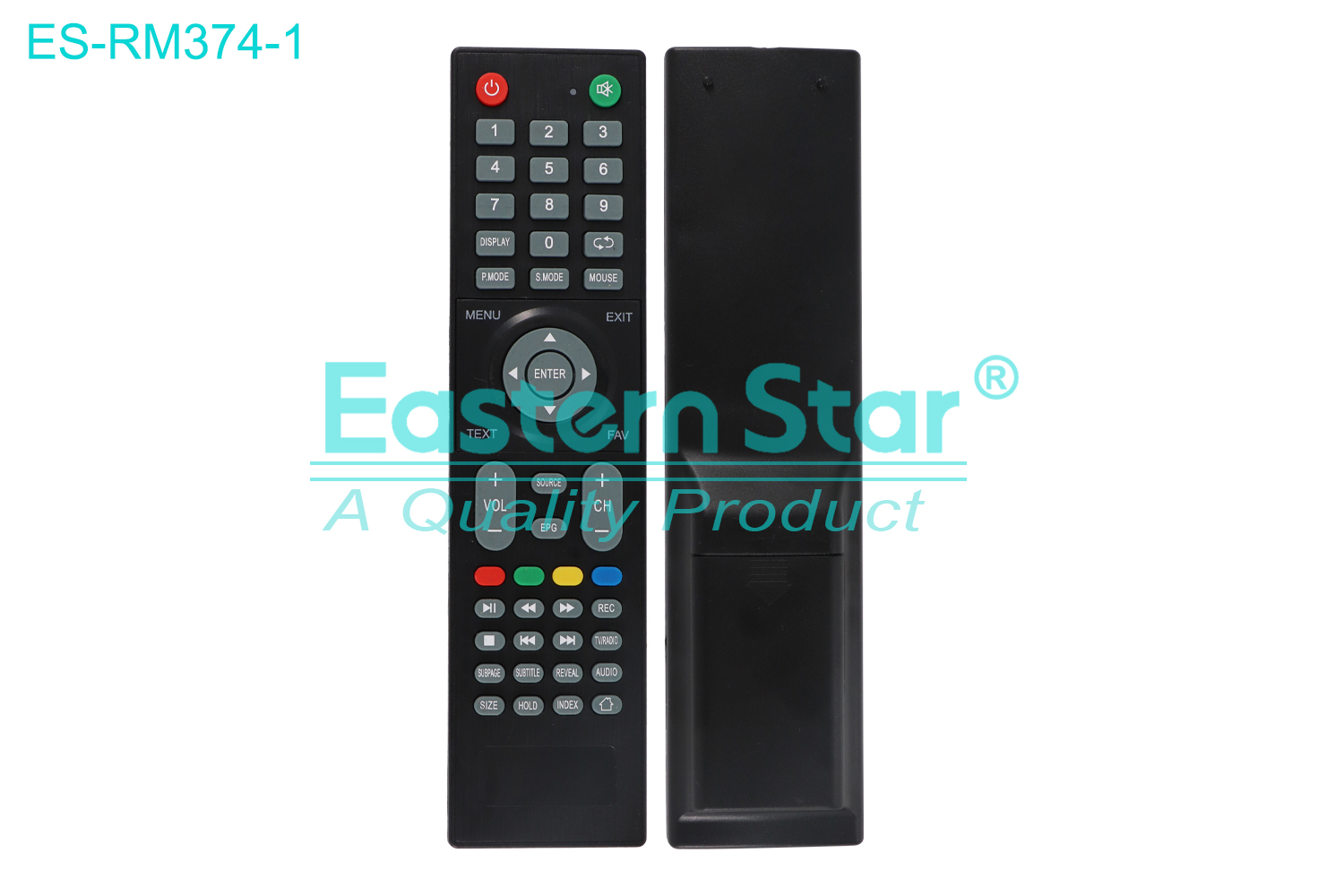 ES-RM374-1 Compatible for / Smart TV Remote Control R/M 52 Keys