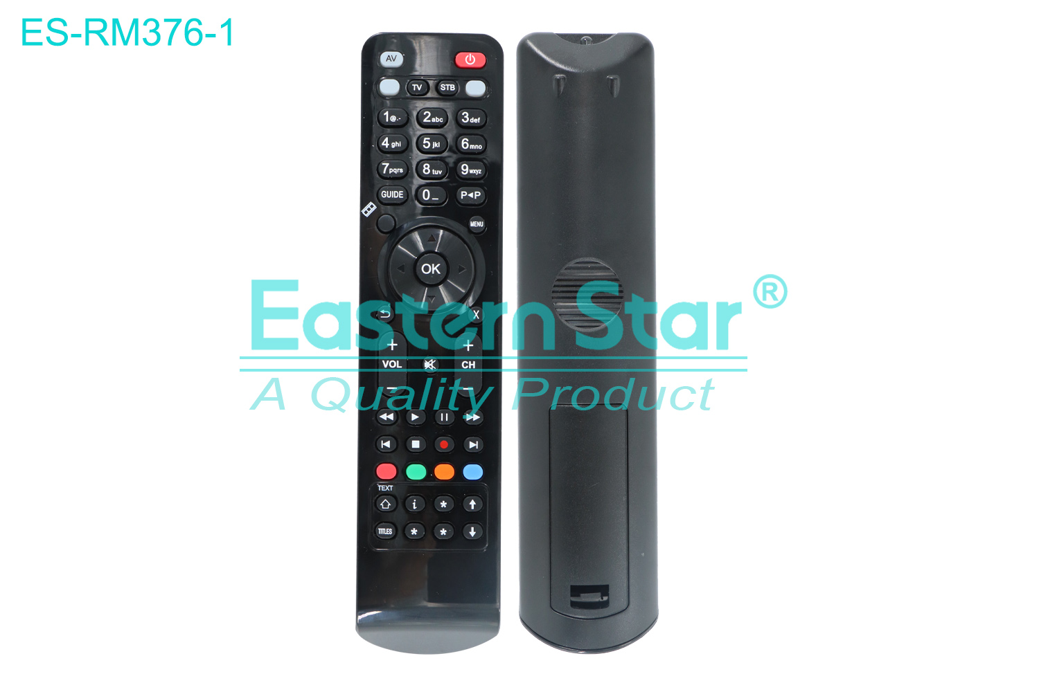 ES-RM376-1 Compatible for / Smart TV Remote Control R/M 52 Keys