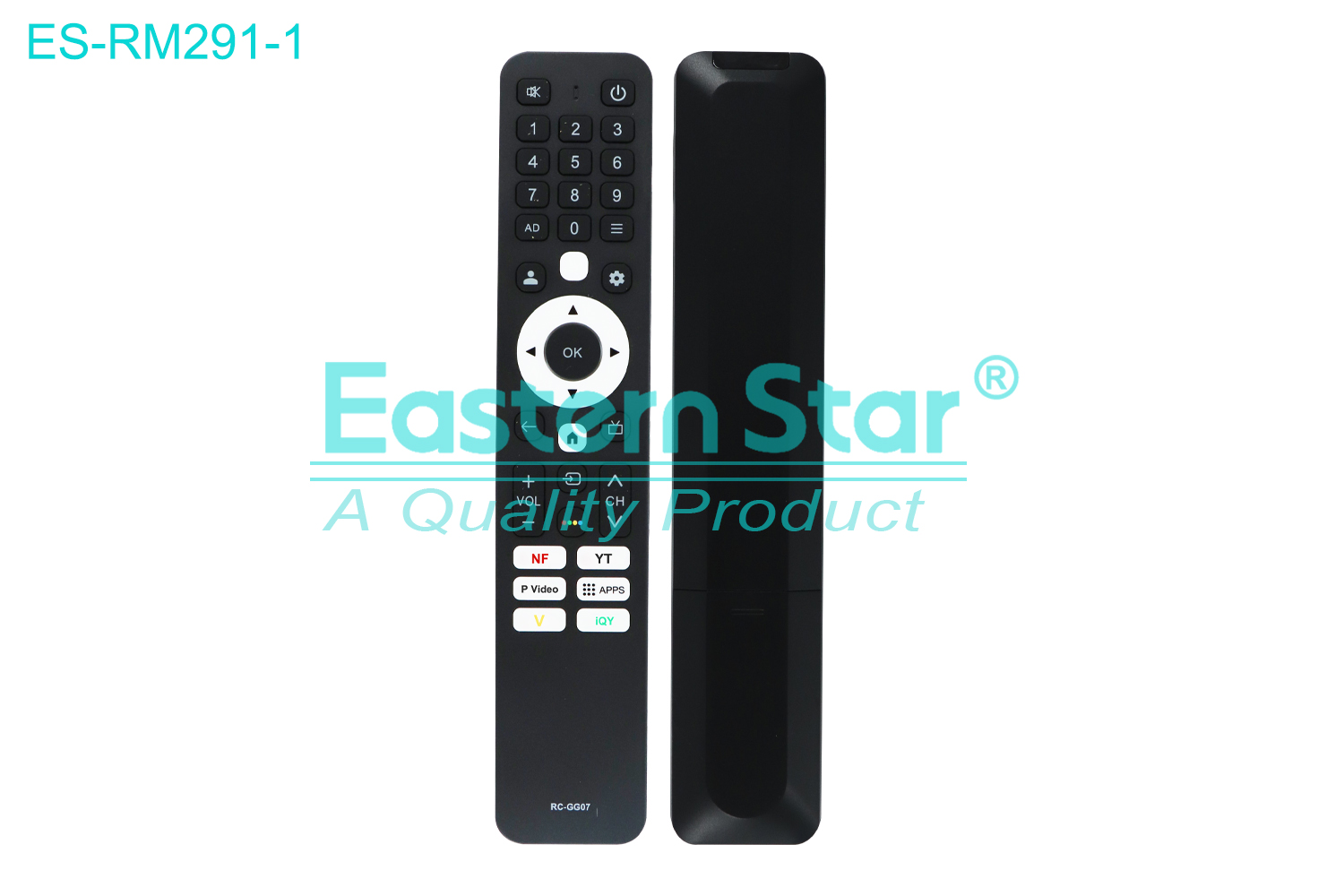 ES-RM291-1 Compatible for / Smart TV Remote Control R/M 37 Keys