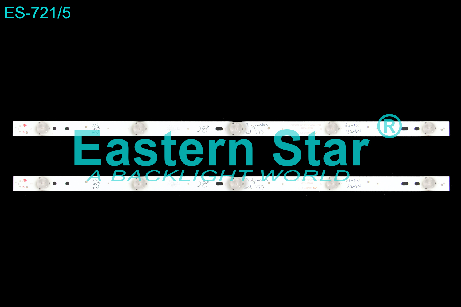 ES-721 6V LED TV Backlight use for 28" Hisense / Bulgaria  ZDCX275D05-ZC14F-02 2013-12-11   N137C-0 2010003128/B20 14115A2 LED STRIP(/)