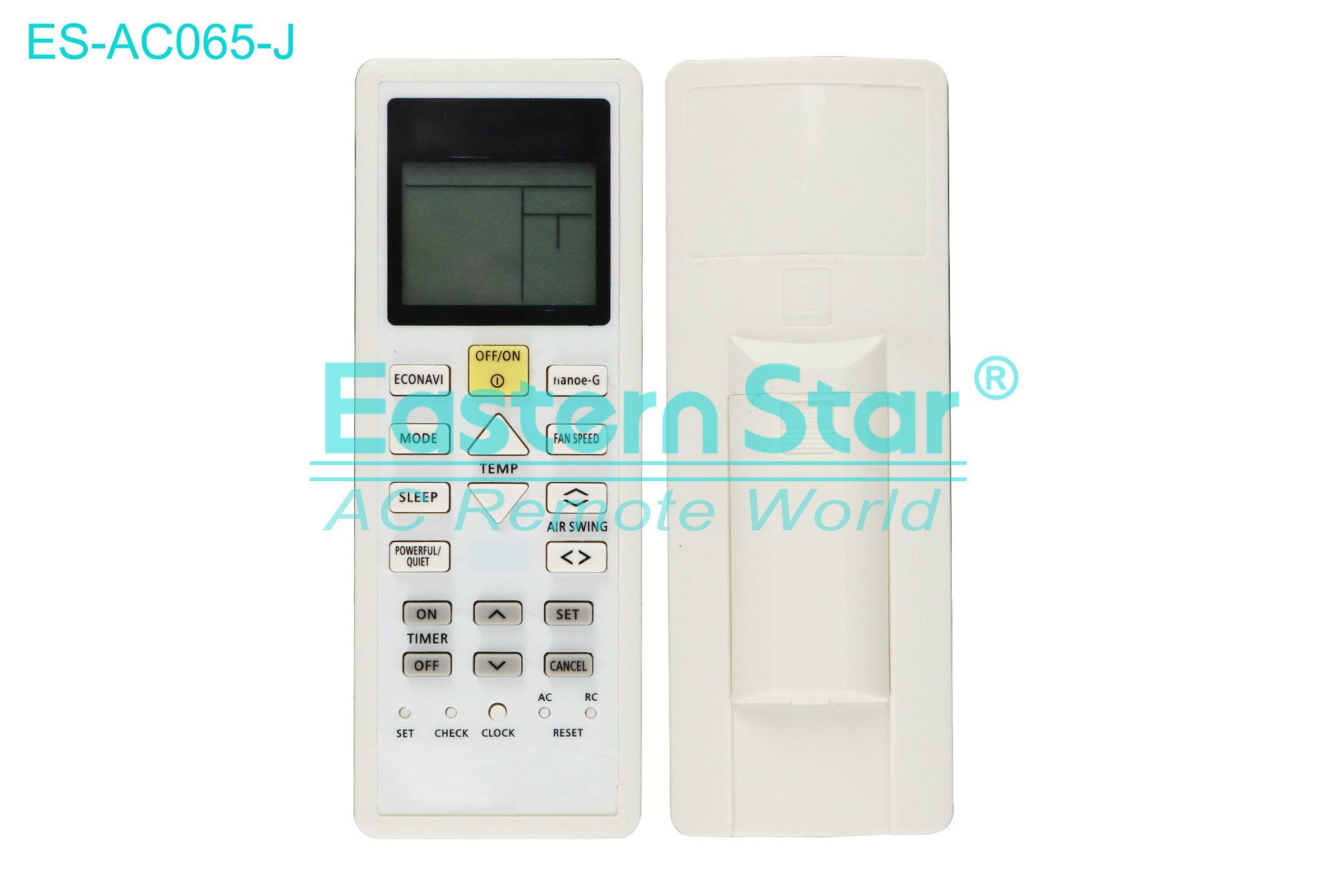 ES-AC065-J High Quality China Remote AC Remote for Panasonic Air Conditioner Remote A/C 22 keys