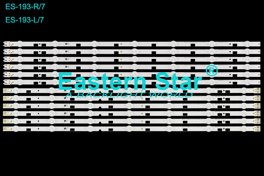 ES-193 TV BACKLIGHT use for Samsung 58'' 2014SVS58_MEGA_3228_R/L_7LED BN96-32771A/BN96-32772A LED Backlight Strips (12)