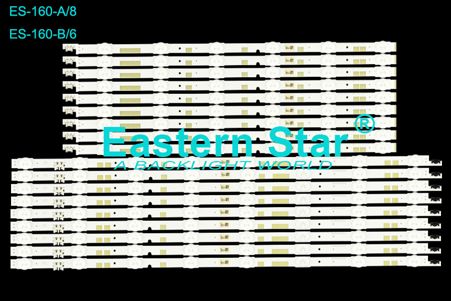 ES-160 TVBACKLIGHT use for Samsung 55'' V5DR_550SCA/550SCB_R0 BN96-38481A/BN96-38482A LED Backlight Strips (18)