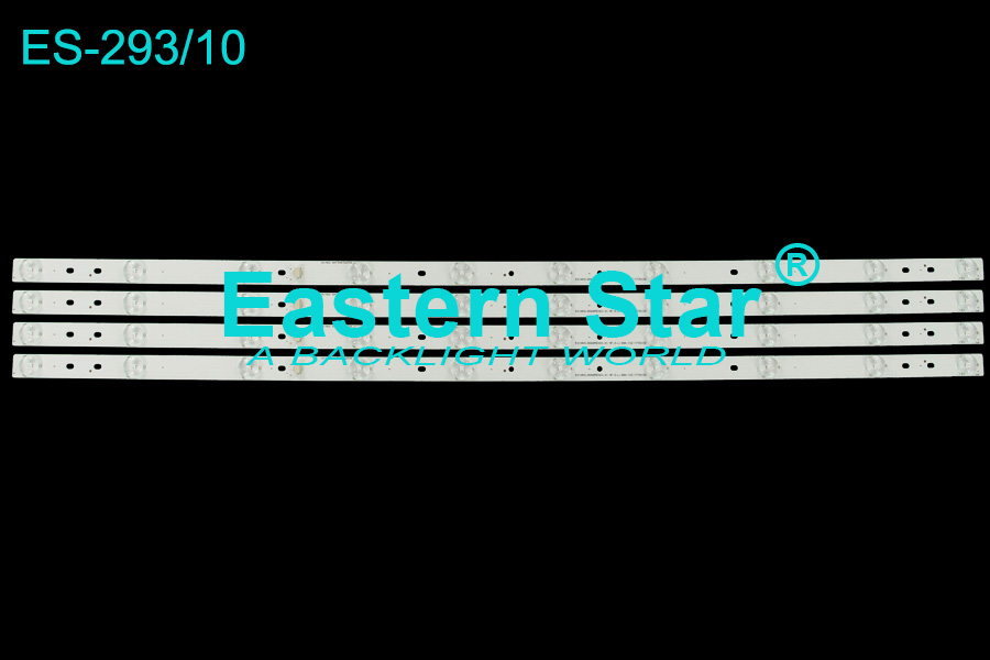 ES-293 LED Bar use for Jvc 40'' 10LEDs DS40M53-DS01-V03 DSBJ-WG   5010N3-DS40M5300-01 backlight strips (4)