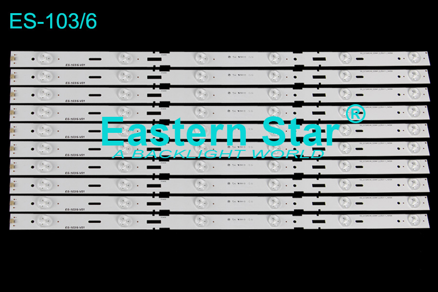 ES-103 TV Backlight use for Arcelik 48'' 6LEDs 2013ARC48 3228N1_6_REV1.1 140509 led backlight strips (10）