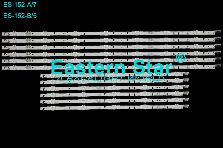 ES-152 TV BACKLIGHT use for Samsung 55'' D4GE-550DCA/550DCB-R3 2014SVS55_3228_R05/L07 BN96-30429A/BN96-30430A LED Strips (12)