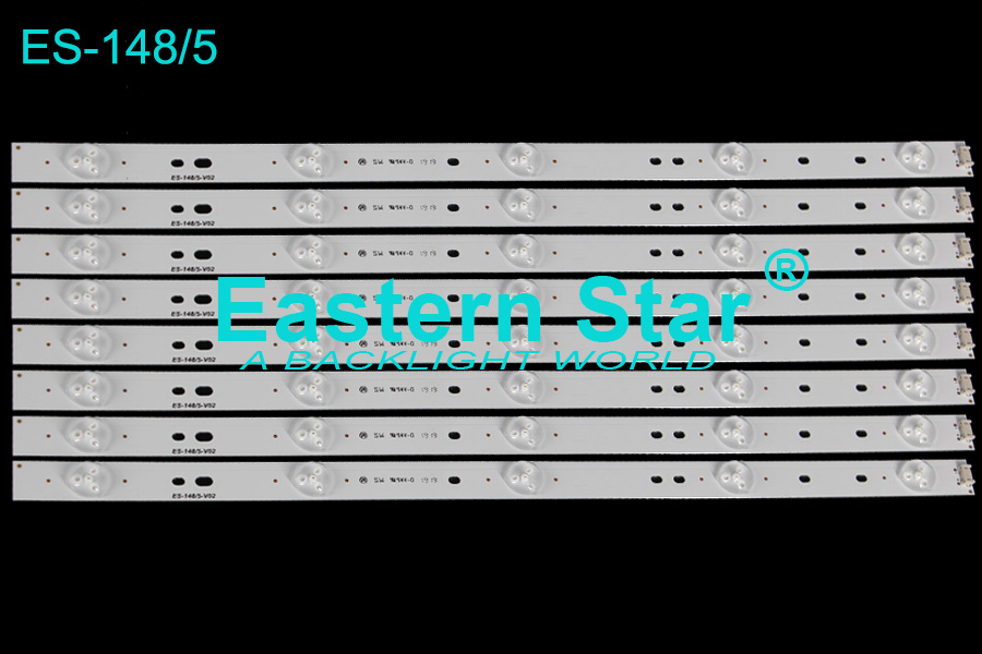ES-148 TV backlight use for Skyworth/Daewoo 43'' 5LEDs 5800-W43001-3P00 VER01.00 led backlight strips (8)
