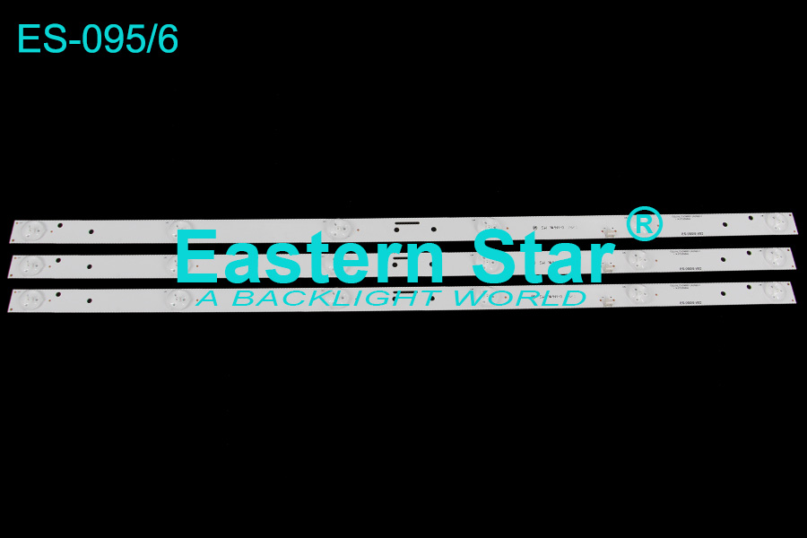ES-095 TV BACKLIGHT use for Mitashi/Sast 32'' SJ.HL.D3200601-1 2835BS-F led backlight strips (3)
