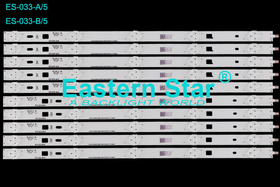 ES-033 TV Backlight use for Sony 40'' 2013SONY40A/B 3228 LED Backlight Strips (10) KDL-40W600B