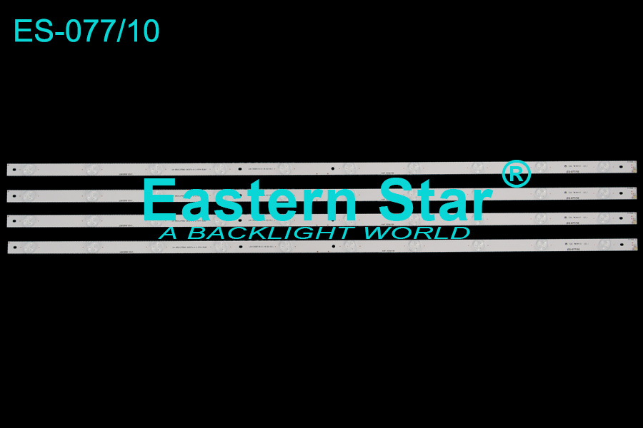 ES-077=ES-168 Backlight Bar use for Snowa/Hitachi 43'' 10LEDs LB43006 V0V1/LB-C430F14-E1-A-G2-DL1/LB-C430F14-E1-L-G1-ZM4 led backlight strips (4)