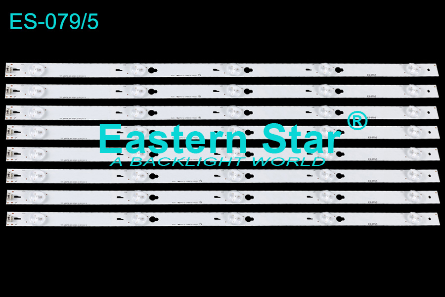 ES-079 TV Backlight use for Tcl 48'' 5LEDs TOT_48D2700_8X5_3030C_V3 2015_02_10 led backlight strips (8)