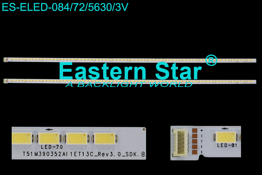 ES-ELED-084 ELED/EDGE TV Backlight use for Tcl 39" T51M390352AI 1ET13C_Rev3.0_SDK.8  (1)