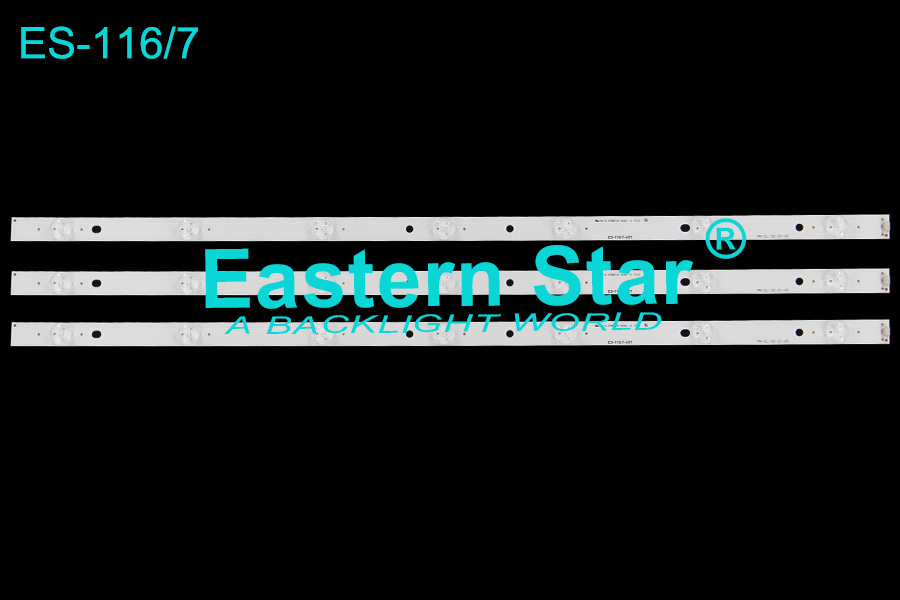 ES-116 TV Backlight use for Panasonic 32'' 7LEDs PN-EL-32-21-V0 led lcd backlight strips (3)
