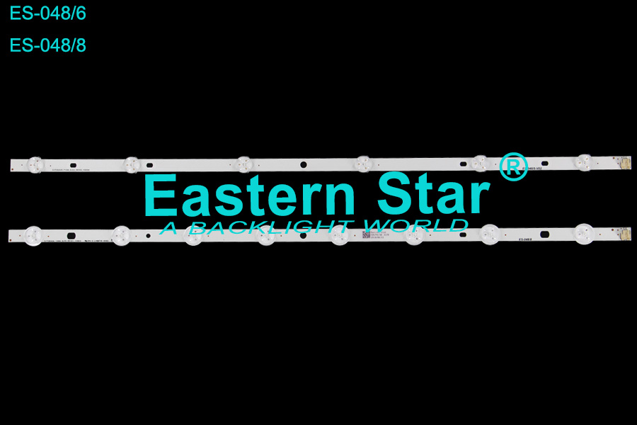 ES-048 TV Light Bar use for Toshiba 29'' 6/8LEDs SVT290A04_12MM_8LED_REV01/SVT290A05_P1300_6LED_REV02 led backlight strips