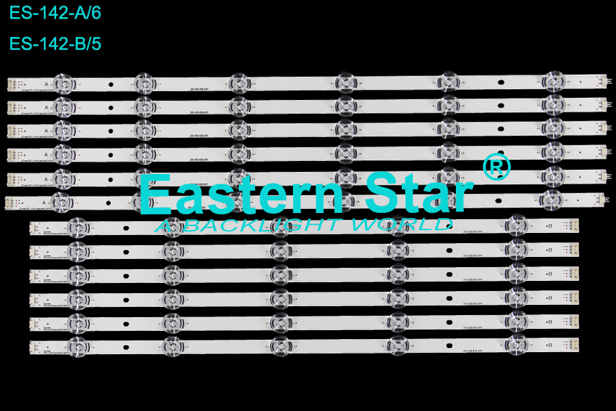 ES-142 LED TV BACKLIGHT STRIP use for Lg DRT 3.0 60''-A/B TYPE 6916L-1976A/6916L-1977A LED Backlight Strips (12)