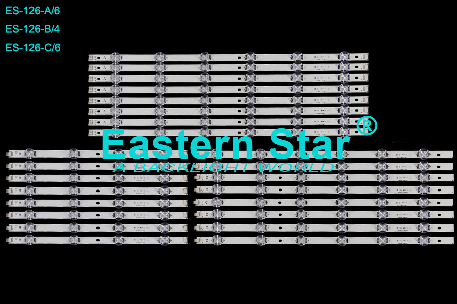 ES-126 LED TV BACKLIGHT use for Lg 70"  Direct 3.0 70inch A/B/C Replacement LED Backlight Strips (24)