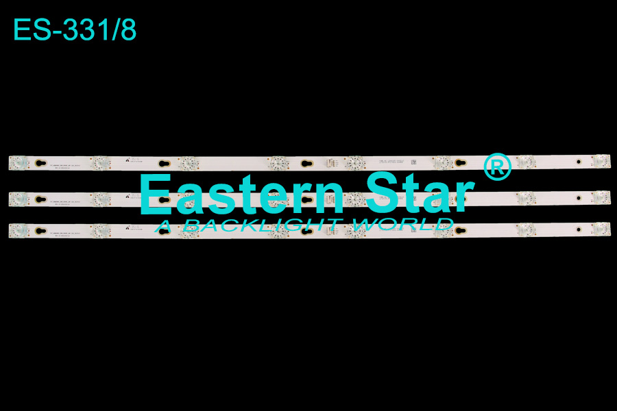 ES-331 LED TV Backlight use for Tcl 40'' 8LEDs TOT_40D2900_3X8_3030C_d6t-2d1-4S1Px2 led strips (3) 40S4900