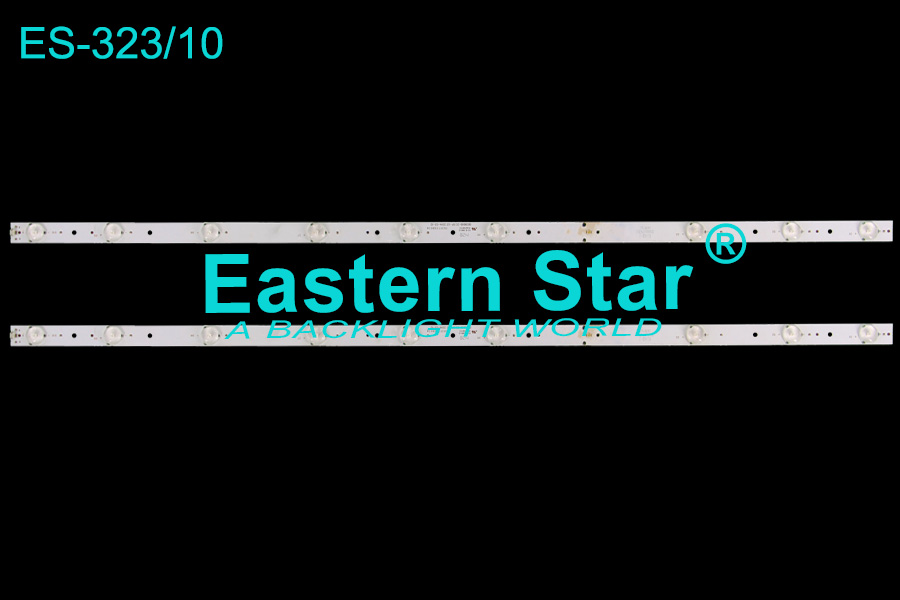 ES-323 LED TV Backlight use for Micromax 39'' 10LEDs OD39D10-ZC15F-03 2014-05-12/300TT390034 led strips