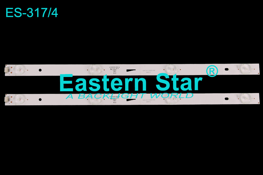 ES-317 LED TV Backlight use for Toshiba/Philco/Thomson 22'' 4LEDs JL.D21541330-004KS-M led strips (2)