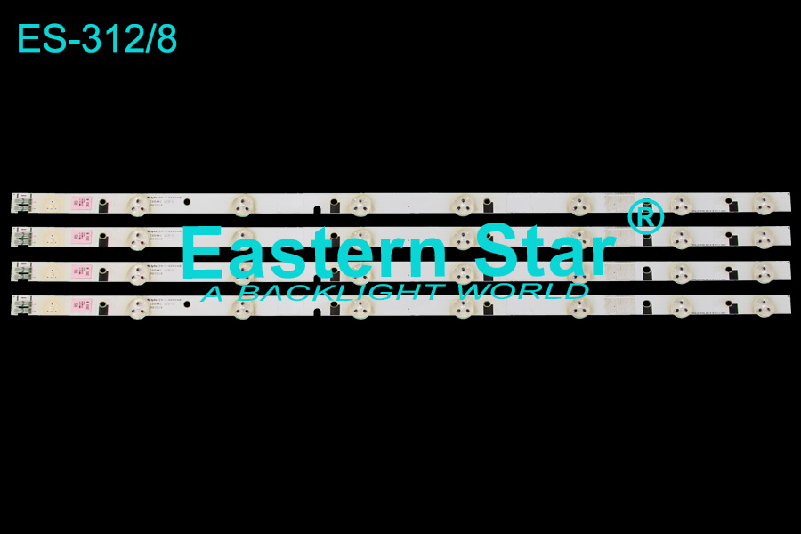 ES-312 LED TV Backlight use for Samsung 32'' 8LEDs 2012SVS32 3228 HD 08 REV1.5 120412/BN96-21485A,BN41-01823A led strips (4)