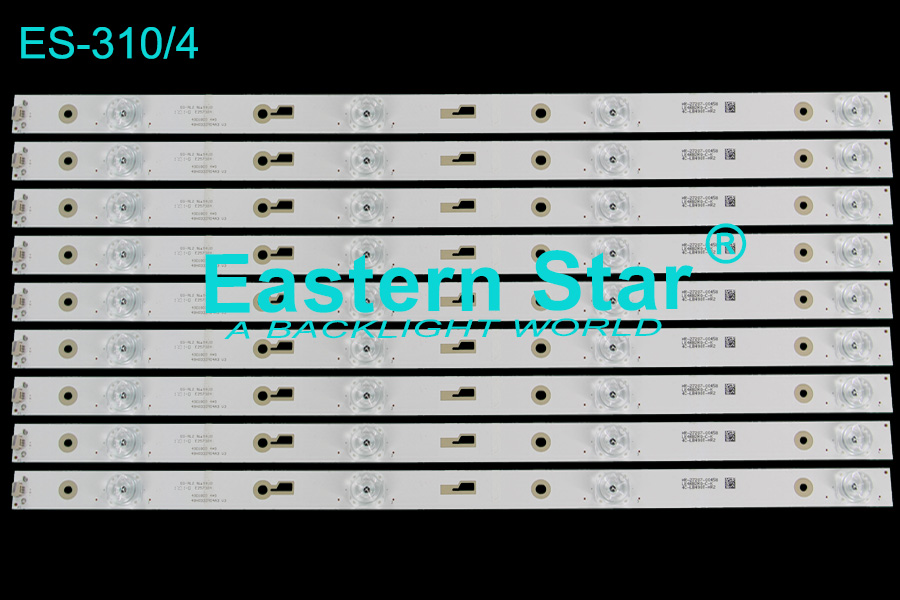 ES-310 LED TV Backlight use for Tcl 49'' TV with 4LEDs 49D1800 4*9/49HR332M04A3 V3/4C_LB490T-HR2 led strips (9)