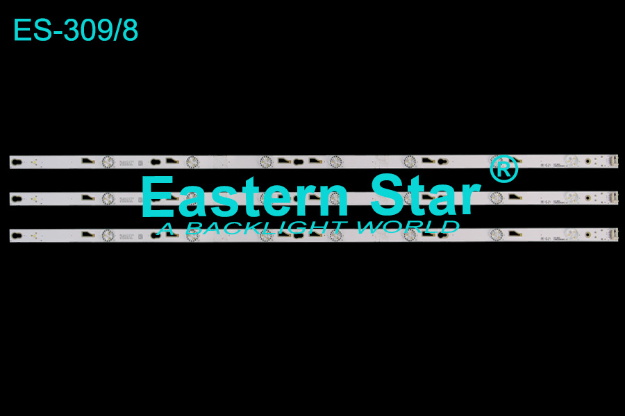 ES-309 LED TV Backlight use for Tcl 40'' 8LEDs TOT-40F3800-3X8-3030C/40HR330M08A2/4C-LB4008-HR2 led strips (3)