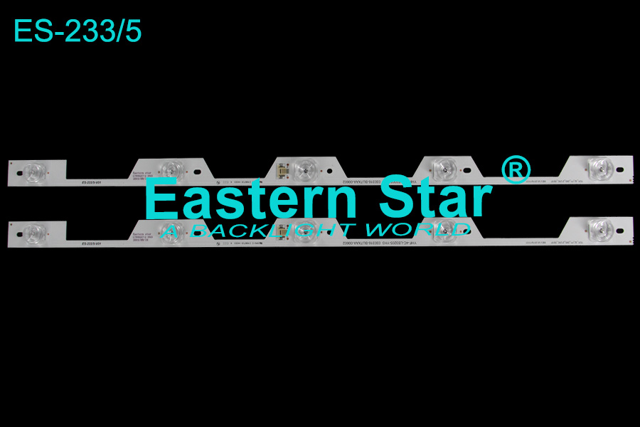 ES-233 LED TV Backlight use for Tcl 32'' 5LEDs TOT_32_P1_2X5_2121C_5S1P REV.V5 2015/11/02 YHE-4C-LB3205-YH3 led strips (2) L32P1