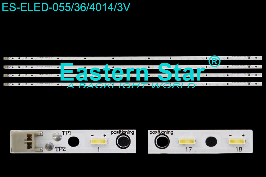 ES-ELED-055 ELED/EDGE TV Backlight use for Sharp 40" GT0330-4 E329419 SLED 2011SSP40 36 DG-REV0 (4)