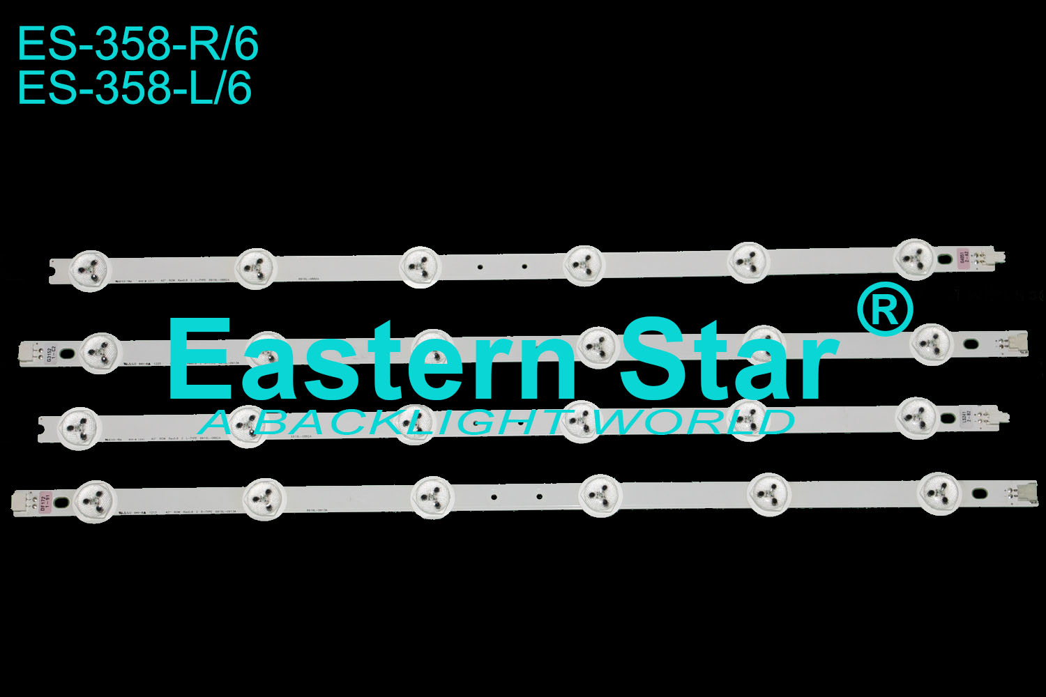 ES-358 LED TV Backlight use for Lg 42'' 42'' ROW REV0.8 2 R/L-TYPE 6916L-0882A/42'' ROW REV0.8 2 R/L-TYPE 6916L-1028A/42'' ROW Rev 1.0 R/L-TYPE 6916L-1028A LED STRIPS(12)