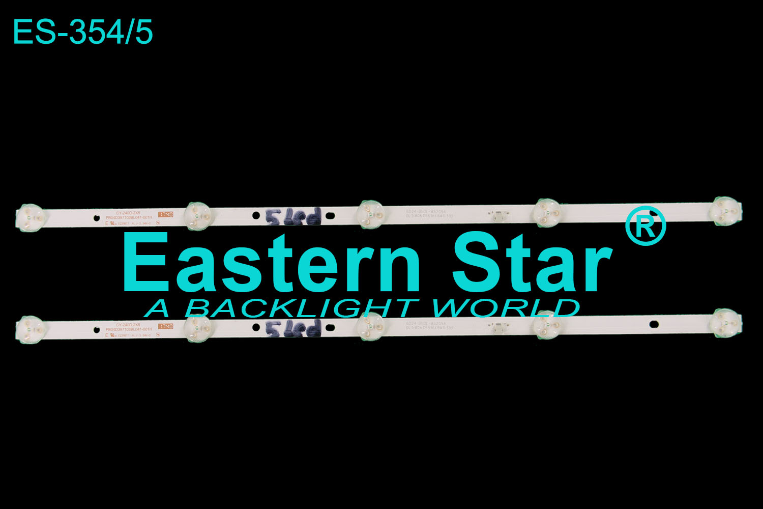 ES-354 LED TV Backlight use for Sunny 24''  AX024LD075-M, SN024LD071, SN24LED003, AX24LED09 CY-240D-2X5 PB04D397103BL041-001H 8D24-DNDL-M5205A, CY-24D6-2X5, HV236WHB-N00 led strips(2)