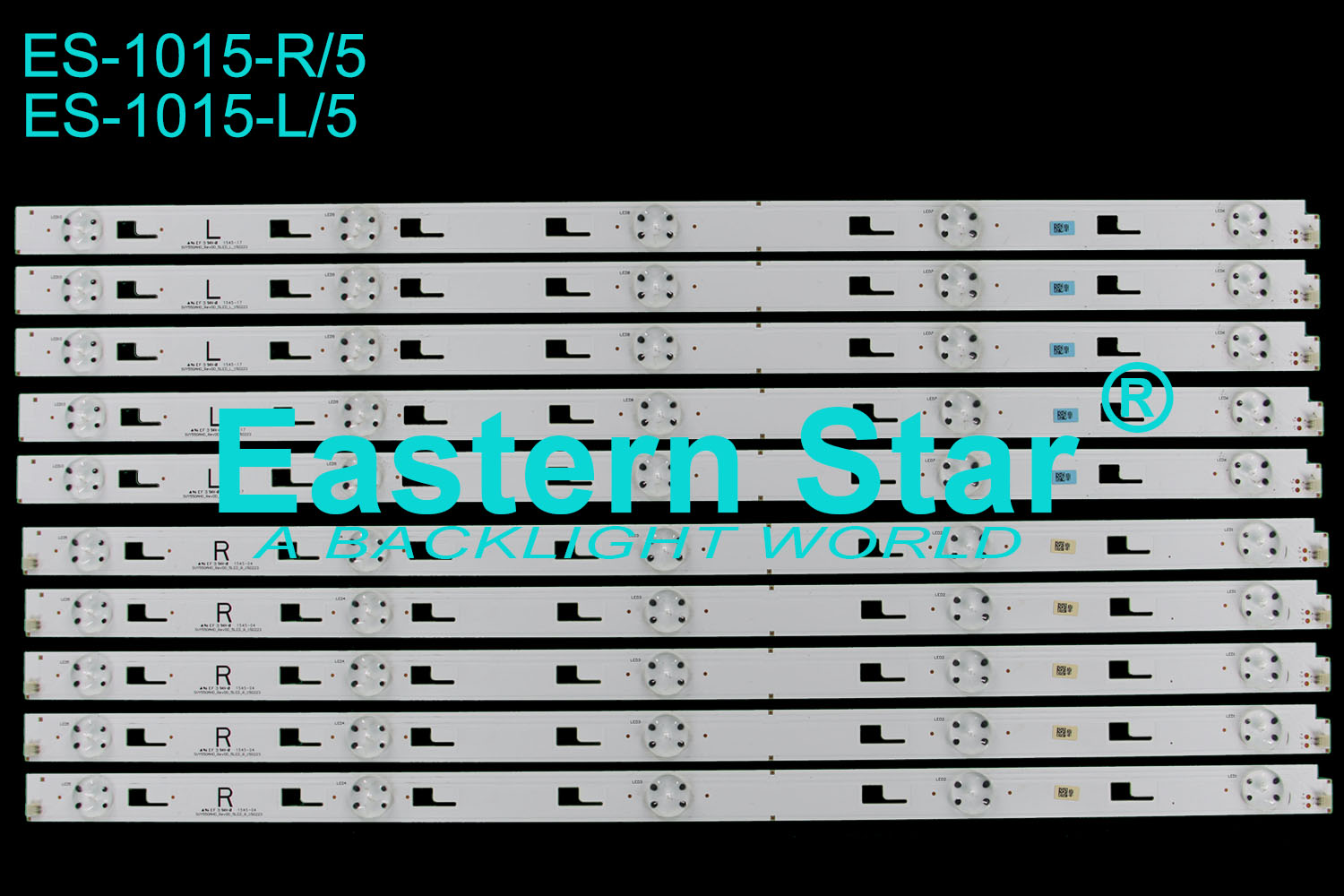 ES-1015 LED TV Backlight use for Sony 55'' SVY550AH0-Rev00-5LED-L/R-150223 LED STRIPS(10)