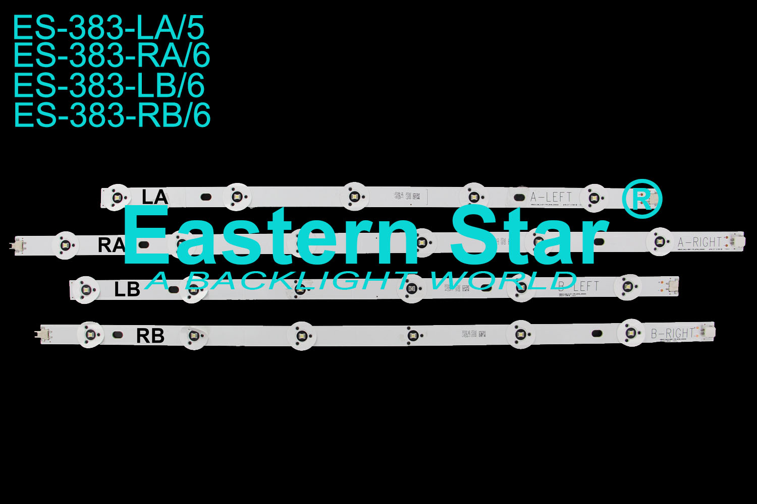 ES-383 LED TV Backlight use for Vestel  49'' 490DLED_SLIM_A/B-LEFT/RIGHT-TYPE_REV06_20150302 LED STRIPS(12)