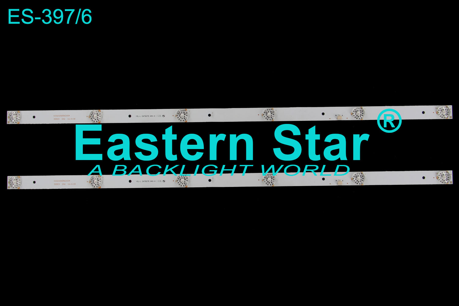 ES-397 LED TV Backlight 32" Amoi M32D-1 CC02320D562V04 320E9    2X6    16/3/18 YSL-L  E479275   94V-0 (2)