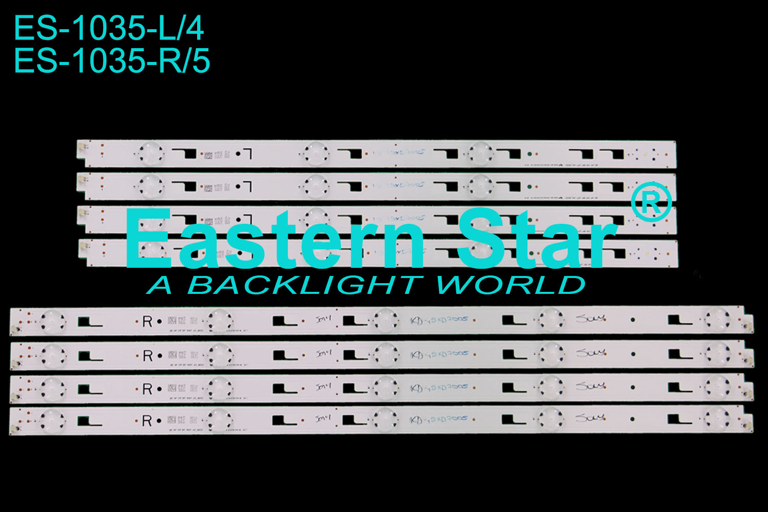 ES-1035 TV Backlight use for Sony 49'' 4+5 JDE 49'' CSP DRT RIGHT/LEFT V02_160122 led backlight strips (8)