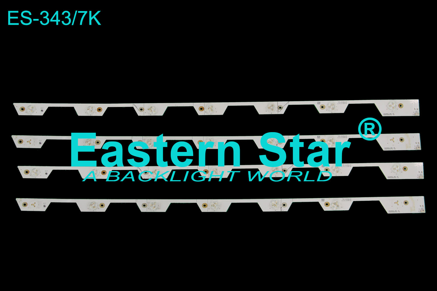 ES-343 LED TV Backlight use for Tcl 40'' 7LEDs TMT_40E5800_4X7_3030C_7S1P P120 REV.V3 2014/12/08 led strips (4)