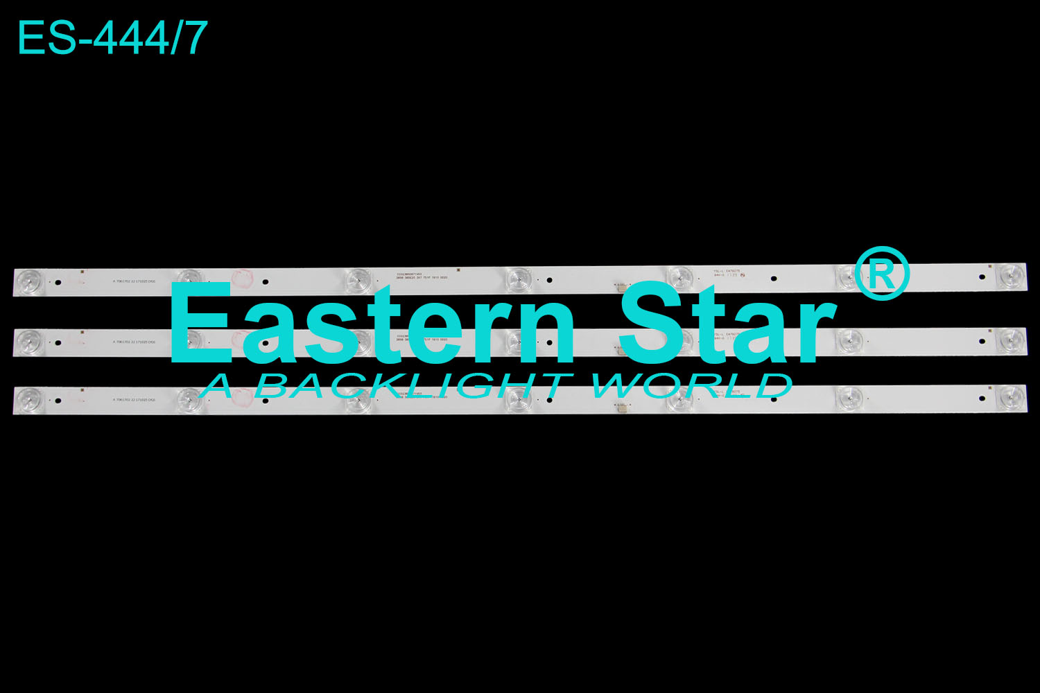 ES-444 LED TV Backlight use for 39" Hyundai CC02385D671V03 385B 385E20 3X7 7S1P 1910 0D20 MS-L2025 LED STRIPS(3)