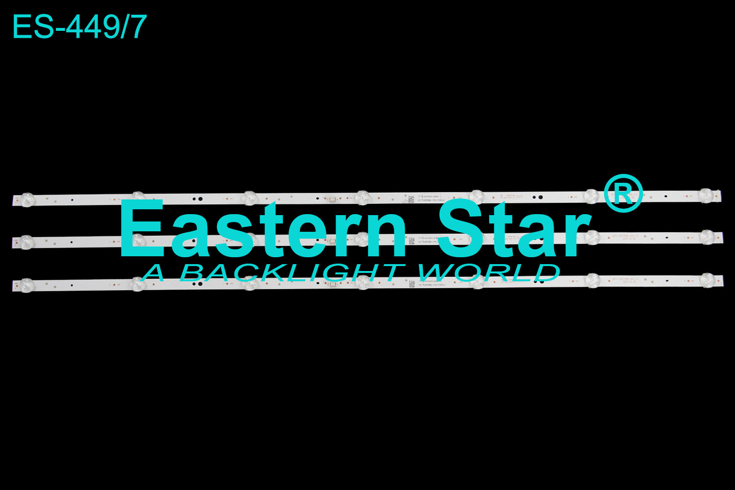 ES-449 LED TV Backlight use for Skyworth 40" APT-LB17086-40-1.3 2017-9-18 CRH-A403030030785RREV1.1 LED STRIPS(3)