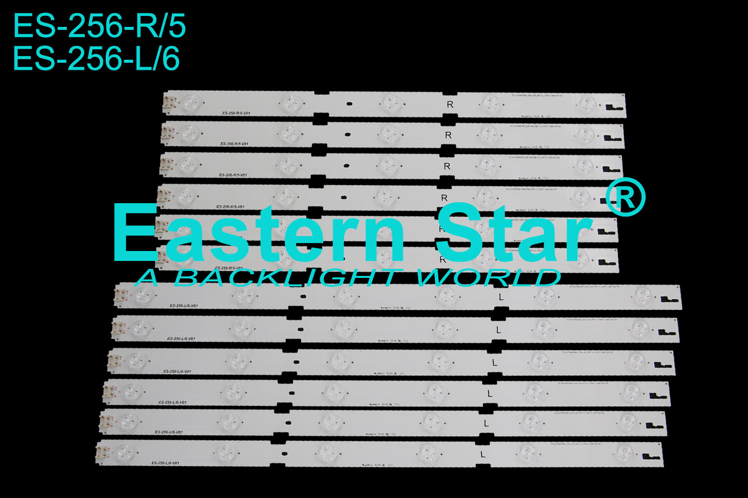 ES-256 LED TV Backlight use for Arcelik 49'' 5+6LEDs 2015ARC490_3228_R05/L06_REV1.0_150717_LM41-00177A led strips (12)