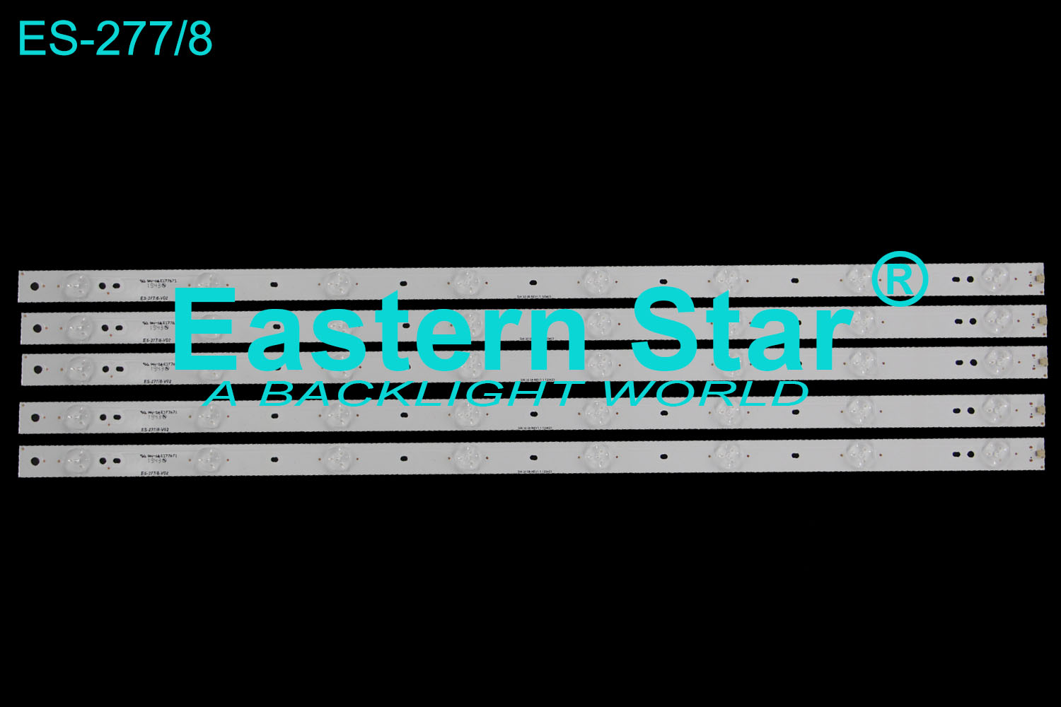 ES-277 Backlight Bar use for Iris/Lg/Skyworth 32'' 32E320W/56HE,32M55H 8LEDs SW 32 08 REV1.1 120423 (5)