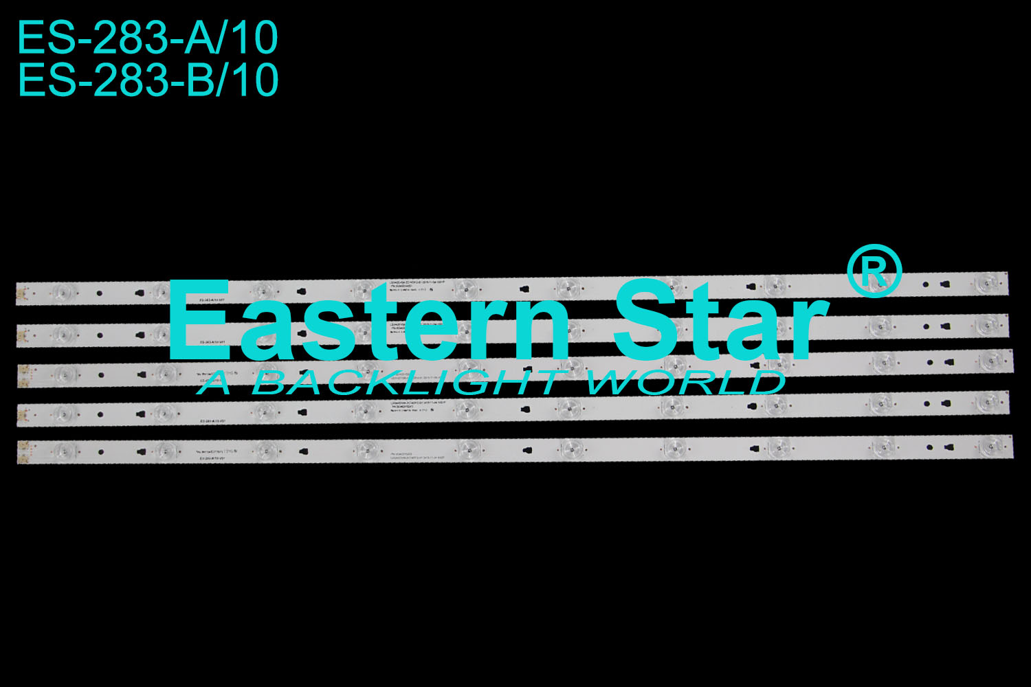 ES-283 Backlight bar use for Haier 42'' 10+10 PN: 30342010203 LED42D10A/B-ZC14DFG-01 2015-11-04 10S1P led strips (5)